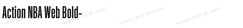 Action NBA Web Bold字体转换
